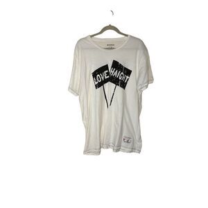 True Religion Love Haight Men's Graphic T-Shirt White XXL Short Sleeve C…